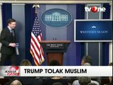Tolak Muslim, Gedung Putih Minta Pencalonan Trump Dihentikan