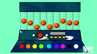 Colors for Children to Learn with Balls Machine Kids Learning Colours