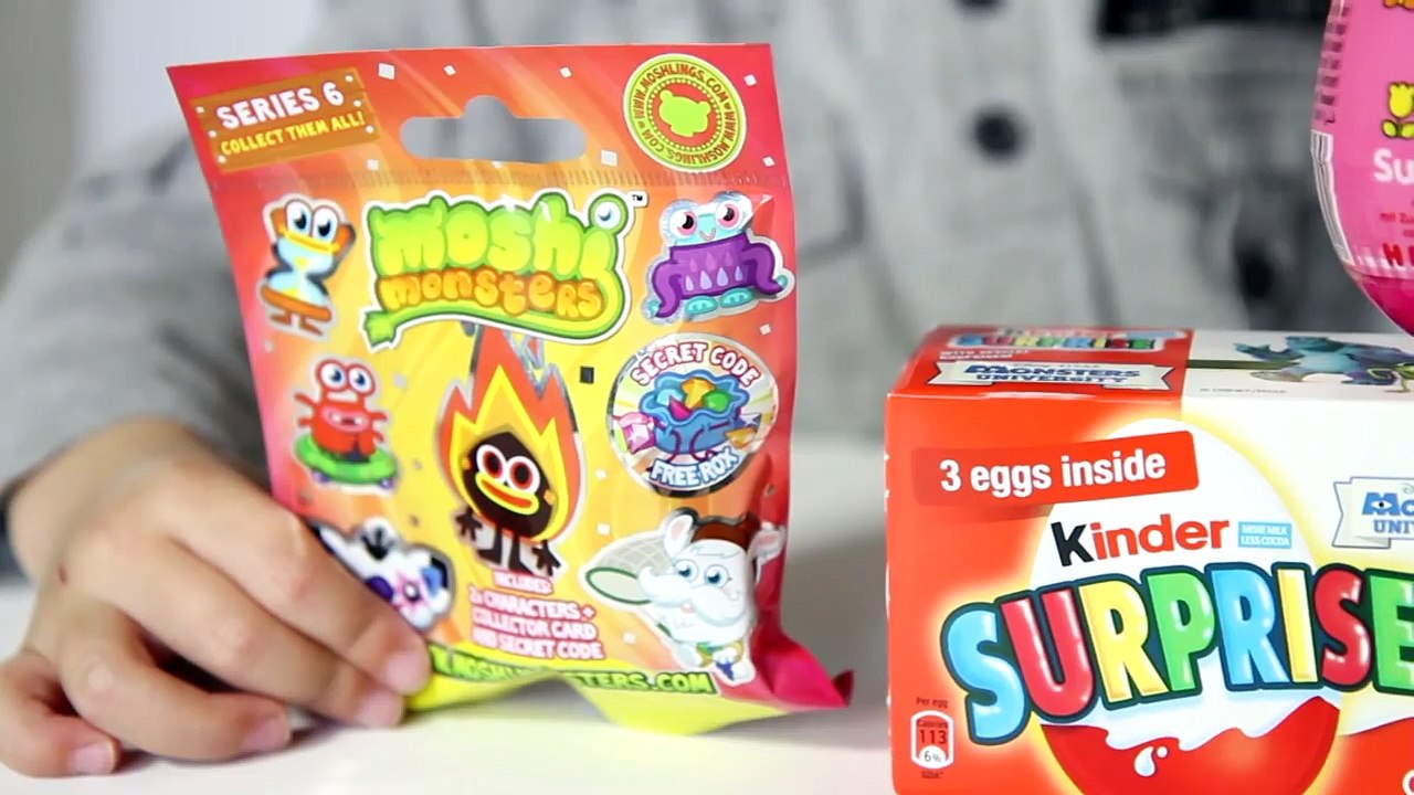 Hello Kitty Egg Moshi Monsters Blind Bag Monsters University Kinder Surprise