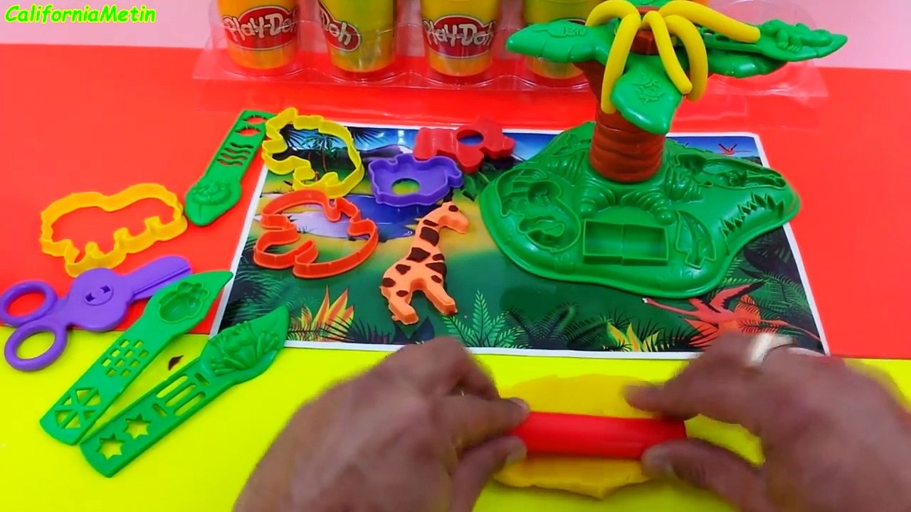 Play Doh Safari Playset Jungle Pets Animal Playdough Toys