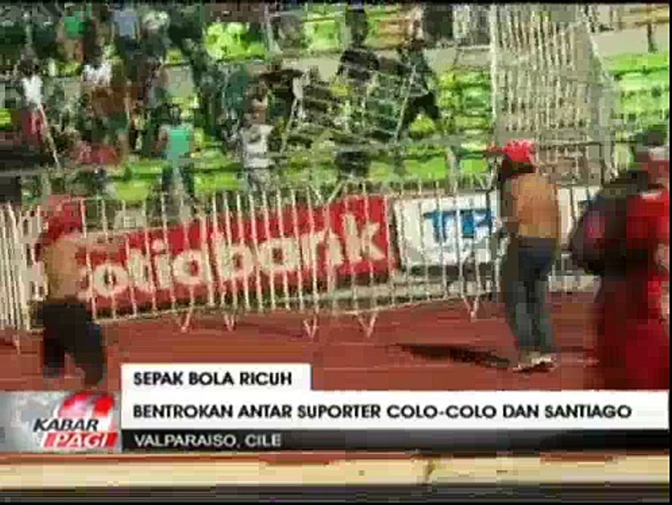 Bentrok Antar Suporter, Liga Primer Chile Berakhir Ricuh