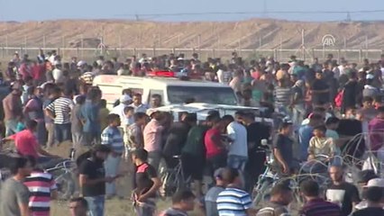 Gazze Sınırındaki Gösterilerde 25 Filistinli Yaralandı (4) - Han Yunus