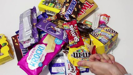 New a lot of candy man , new candy magic for kids