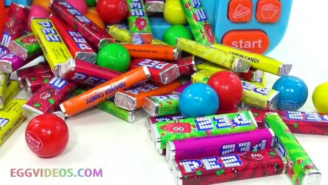 Learn Colors! Play Doh Fish Mold Fun and Creative for Kids PEZ Microwave Toys Kinder Surpr