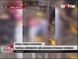 Video Amatir Detik-detik Tabrakan Kereta dengan Metromini