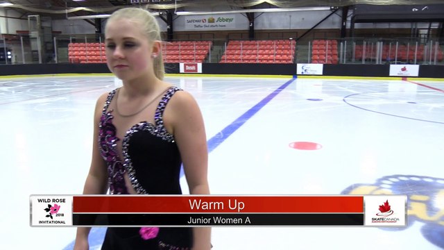 Junior Women Short Program Flight A & B - 2018 Wild Rose Invitational- Sobeys Arena
