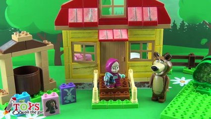 Masha limpia la casa y juega al escondite con Oso