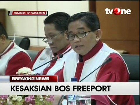 Alasan Maroef Lapor Menteri ESDM Bukan ke Penegak Hukum