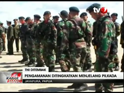 Pasca Penembakan, Pasukan TNI-Polri di Papua Ditambah