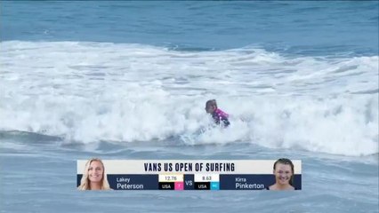 Adrénaline - Surf : Vans US Open of Surfing - Women's CT, Women's Championship Tour - Round 2 heat 3