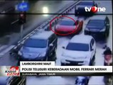 Rekaman CCTV Ferrari Merah saat Kecelakaan Maut Lamborghini