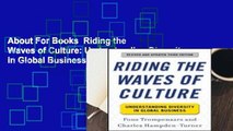 About For Books  Riding the Waves of Culture: Understanding Diversity in Global Business 3/E