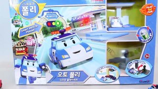 Robocar Poli Track Cars Tayo The Little Bus Play Doh Toy Surprise Learn Colors