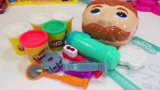 Play Doh Doctor Drill N Fill Rotten Root Canal Playdough Dentist toy 콩순이 의사 플레이도우 치과 병원놀이