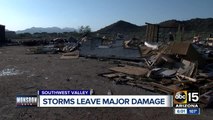 Monsoon storm leaves behind major damage in Rainbow Valley community