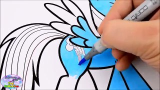 Best Learning Colors My Little Pony Coloring Book Rainbow Dash Surprise Egg and Toy Collec