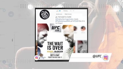 Socialeyesed - McGregor v Khabib is official