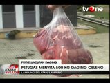 Petugas Gagalkan Penyelundupan 500 Kg Daging Celeng ke Jakarta
