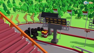 Fast Racing Cars Cartoon for Kids | 3D Cars & Trucks Stories