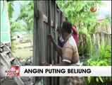 Sejumlah Rumah Porak-Poranda Terkena Puting Beliung