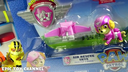 PAW PATROL Toys Air Rescue Skye and the Paw Patrol Air Patroller Toy Video