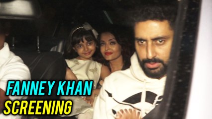 Aishwarya Rai, Abhishek Bachchan, Aaradhya Bachchan Watch Fanney Khan