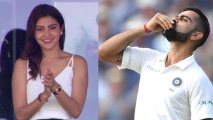 Virat Kohli Kisses His Ring, Dedicates First Test Hundred To Anushka Sharma