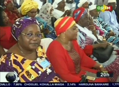 ORTM/ Le président de la république félicite les populations face au déroulement des élections présidentielles et se réjouit de sa place au premier tour