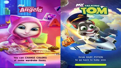 My Talking Angela Level 172 Vs My Talking Tom Level 210/Gameplay for Kid #57