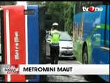 Tabrak Pengendara Motor, Metromini Terguling di Pondok Indah