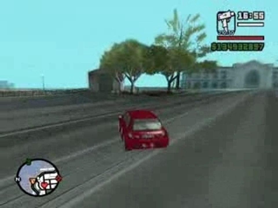GTA presentation de la Clio V6 + crash