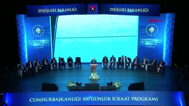 Cumhurbaşkanı Erdoğan 100 Günlük Eylem Planı Tanıtım Toplantısında Konuştu -5