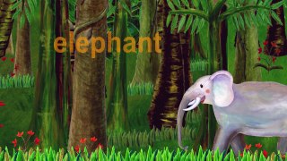 elephant & egg lower case alphabet e