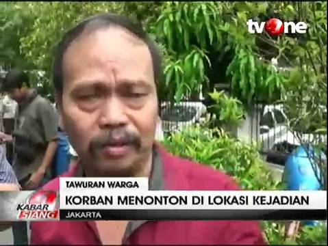 Remaja Tewas Tertembak saat Tawuran di Johar Baru
