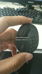 2d relief sculpture engraving made by AH2515 Precious Stone Engraving Machines (1)