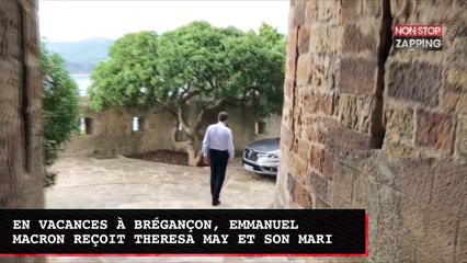 Emmanuel Macron : en vacances au Fort de Brégançon, il invite Theresa May et son mari