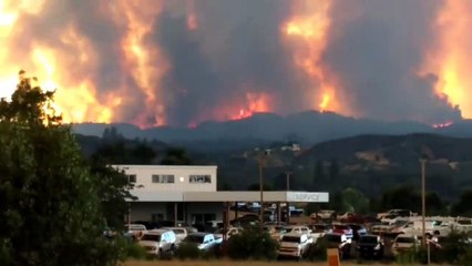 Feu de forêt immense en Californie