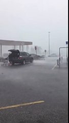 Ramener son cadis durant une tempête... WTF