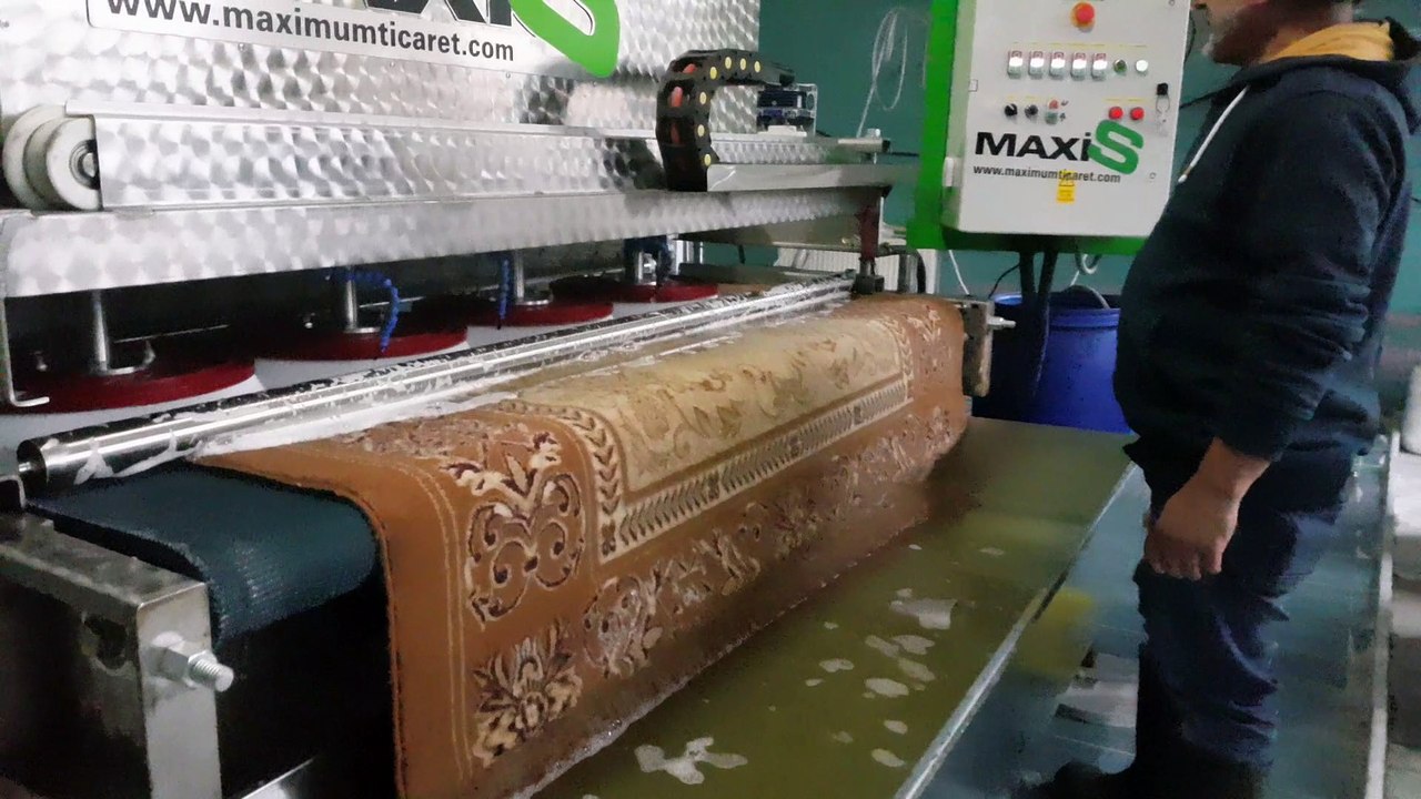 tam otomatik halı yıkama makinası,halı sıkma makinası maxis