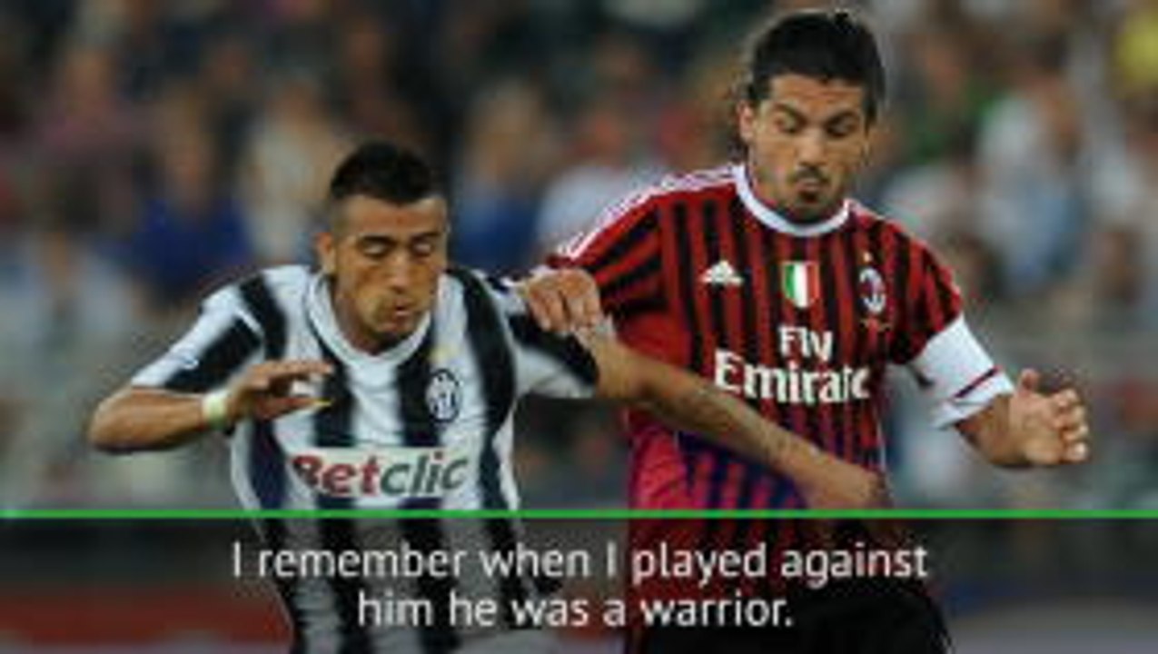 Gattuso lauds 'warrior' Vidal