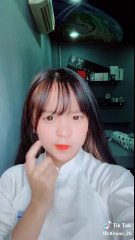 Áo dài nữ sinh phi bóng satin