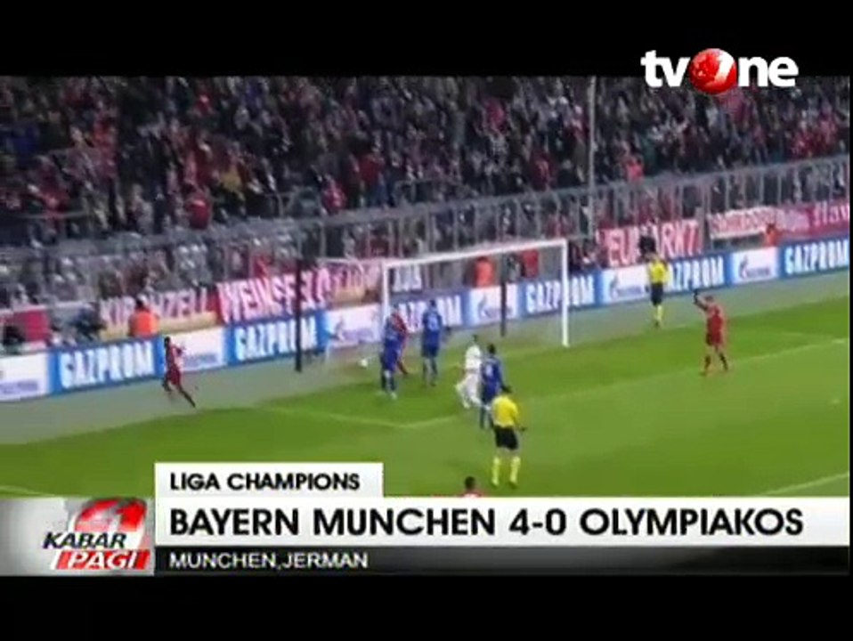 10 Pemain Bayern Gulung Olympiakos Piraeus