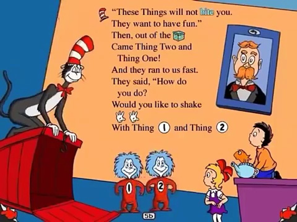 Cat in the Hat Story book video
