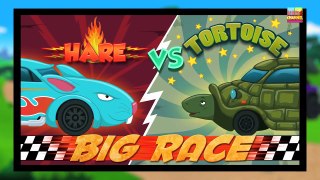 Hare VS Tortoise | An Aesops Fable | Car Race