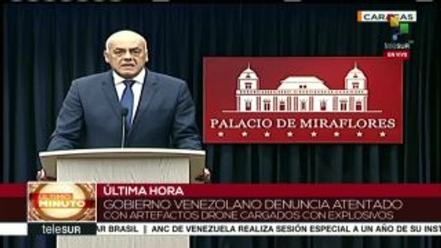 Venezuela: Pdte. Nicolás Maduro sale ileso de atentado en Caracas