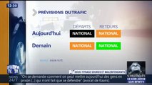 Déjà 670 km de bouchons relevés sur les routes de France à la mi-journée