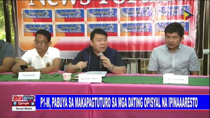 P1-M, pabuya sa makapagtuturo sa mga dating opisyal na ipinaaaresto