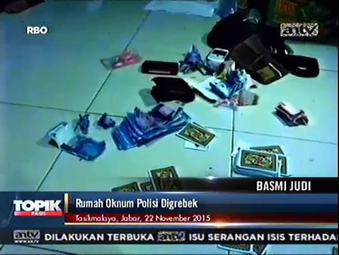 Rumah Oknum Polisi Jadi Sarang Judi