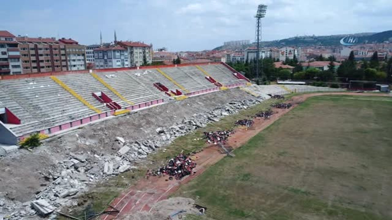 Eskişehir'de Millet Bahçesi İçin Çalışmalar Başladı...çalışmalar Havadan Görüntülendi