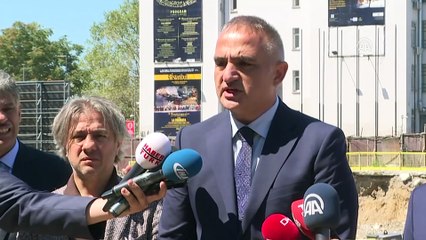 Bakan Ersoy, AKM şantiyesini ziyaretinin ardından açıklamalarda bulundu - İSTANBUL